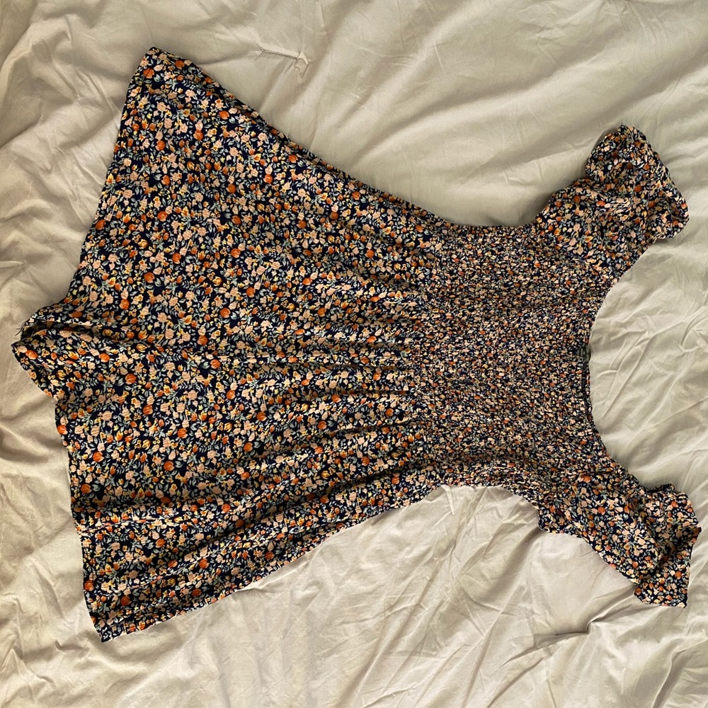 floral off the shoulder romper!!!